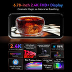 Blackview BL9000 Pro 5G, Thermal Imaging Camera, 12GB+512GB, IP68/IP69K/MIL-STD-810H, 6.78 inch Android 14 MediaTek Dimensity 8020 Octa Core, Network: 5G, NFC, OTG, BL9000 Pro 5G 12GB+512GB – Shockproof, Waterproof, Magnetic