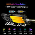 Blackview BL9000 Pro 5G, Thermal Imaging Camera, 12GB+512GB, IP68/IP69K/MIL-STD-810H, 6.78 inch Android 14 MediaTek Dimensity 8020 Octa Core, Network: 5G, NFC, OTG, BL9000 Pro 5G 12GB+512GB – Shockproof, Waterproof, Magnetic