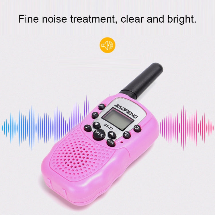 2 PCS BaoFeng BF-T3 1W Children Single Band Radio Handheld Walkie Talkie with Monitor Function, EU Plug, BF-T3 EU Plug – Durable Build, Easy to Use