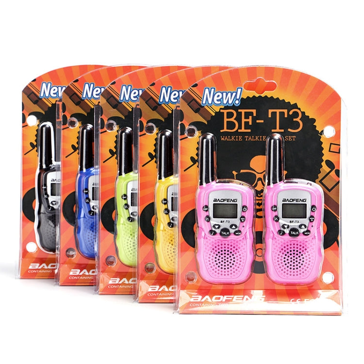 2 PCS BaoFeng BF-T3 1W Children Single Band Radio Handheld Walkie Talkie with Monitor Function, EU Plug, BF-T3 EU Plug – Durable Build, Easy to Use