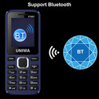 1.77 inch, 800mAh Battery, 21 Keys, Support Bluetooth, FM, MP3, MP4, GSM, Dual SIM – Bluetooth
