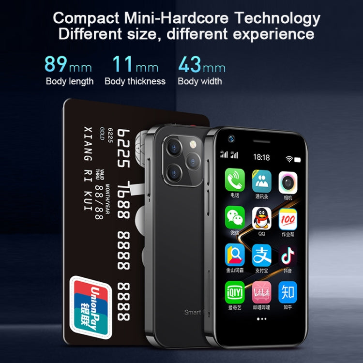 SOYES XS12, 3GB+32GB, 3.0 inch Android 9.0 MTK6737M Quad Core up to 1.1GHz, Bluetooth, WiFi, FM, Network: 4G, Dual SIM, 3GB+32GB – Bluetooth