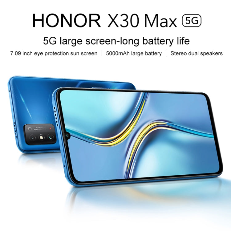 Dual Back Cameras, Side Fingerprint Identification, 5000mAh Battery, 7.09 inch Magic UI 5.0 (Android R) Dimensity 900 Octa Core up to 2.4GHz, Network: 5G, NFC, Not Support Google Play, X30 Max 5G 8GB+128GB – Durable Build, Easy to Use