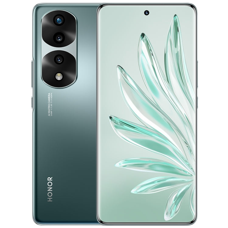 Triple Back Cameras, Screen Fingerprint Identification, 6.78 inch Magic UI 6.1 Dimensity 9000 Octa Core up to 3.05GHz, Network: 5G, OTG, NFC, Not Support Google Play, Honor 70 Pro+ 5G 12GB+256GB – Durable Build, Easy to Use Honor 70 Pro+ 5G 12GB+256GB Green