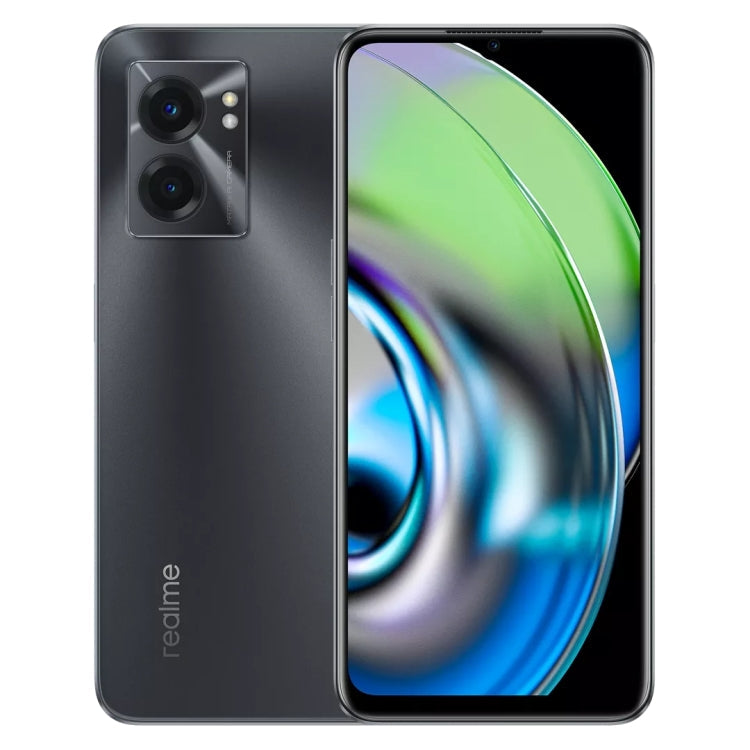 Dual Back Cameras, Side Fingerprint Identification, 5000mAh Battery, 6.58 inch Realme UI 3.0 / Android 12 MediaTek Dimensity 810 Octa Core up to 2.4GHz, Network: 5G, Support Google Play, 12GB+256GB 12GB+256GB Black