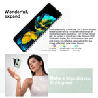 Dual Back Cameras, Side Fingerprint Identification, 6.9 inch + 1.04 inch HarmonyOS 3.0 Snapdragon 778G Octa Core up to 2.42GHz, Network: 4G, OTG, NFC, Not Support Google Play, 128GB Pink, 128GB Mint Green, 128GB Obsidian Black, 128GB Silver