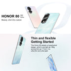 Triple Back Cameras, Screen Fingerprint Identification, 6.67 inch Magic UI 7.0 Qualcomm Snapdragon 782G Octa Core up to 2.7GHz, Network: 5G, OTG, NFC, Not Support Google Play, Honor 80 5G, 8GB+256GB