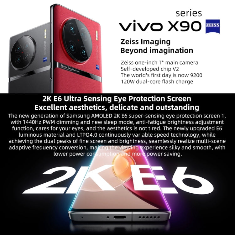 Quad Back Cameras, Screen Fingerprint Identification / Face ID, 4700mAh Battery, 6.78 inch Android 13.0 OriginOS 3 Qualcomm Snapdragon 8 Gen 2 Octa Core up to 3.2GHz, NFC, OTG, Network: 5G, Support Google Play, Support 50W Wireless Flash Charging     ...