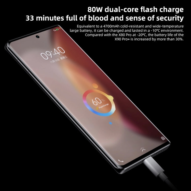 Quad Back Cameras, Screen Fingerprint Identification / Face ID, 4700mAh Battery, 6.78 inch Android 13.0 OriginOS 3 Qualcomm Snapdragon 8 Gen 2 Octa Core up to 3.2GHz, NFC, OTG, Network: 5G, Support Google Play, Support 50W Wireless Flash Charging     ...