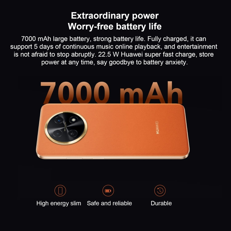 Dual Back Cameras, Side Fingerprint Identification, 7000mAh Battery, 6.95 inch HarmonyOS 3.0 Qualcomm Snapdragon 680 Octa Core 2.4GHz, Network: 4G, OTG, NFC, Not Support Google Play, 256GB Black, 256GB Green, 256GB Silver – Durable Build, Easy to Use