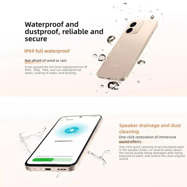 OPPO A6k 5G, 8GB+512GB, Side Fingerprint, 6.75 inch ColorOS 15 MediaTek Dimensity 6300 Octa Core, OTG, Network: 5G, 8GB+512GB