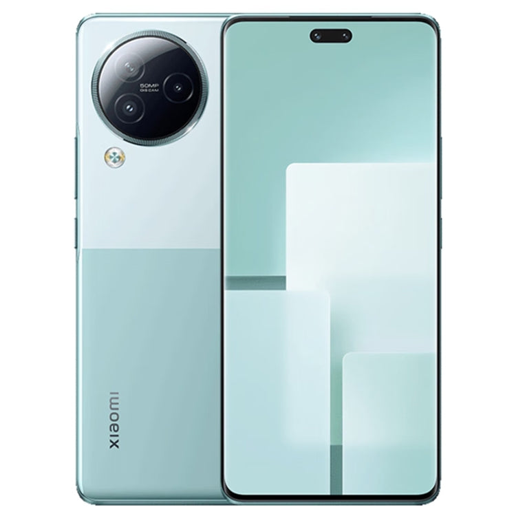 Triple Back Cameras + Dual Front Cameras, In-screen Fingerprint Identification, 4500mAh Battery, 6.55 inch MIUI 14 Dimensity 8200-Ultra Octa Core 4nm up to 3.1GHz, Network: 5G, NFC, 16GB+1TB 16GB+1TB Mint Green