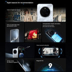 Honor Magic7 Pro, 16GB+512GB, Screen Fingerprint, 6.8 inch MagicOS 9.0 / Android 15 Snapdragon 8 Elite 3nm Octa Core, Network: 5G, NFC, OTG, Not Support Google Play, 16GB+512GB – Fast Charging, Wireless Charging, TPU