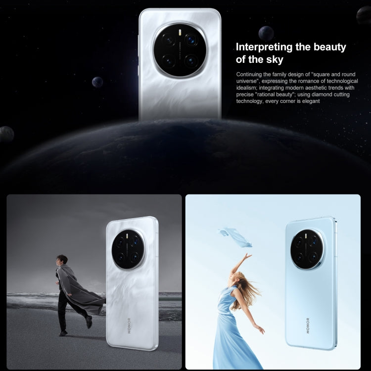 Honor Magic7 Pro, 16GB+512GB, Screen Fingerprint, 6.8 inch MagicOS 9.0 / Android 15 Snapdragon 8 Elite 3nm Octa Core, Network: 5G, NFC, OTG, Not Support Google Play, 16GB+512GB – Fast Charging, Wireless Charging, TPU
