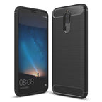 For Huawei Mate 10 Lite Brushed Carbon Fiber Texture TPU Shockproof Anti-slip Soft Protective Back Cover Case – Shockproof, TPU, For Mate 10 Lite