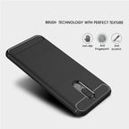 For Huawei Mate 10 Lite Brushed Carbon Fiber Texture TPU Shockproof Anti-slip Soft Protective Back Cover Case – Shockproof, TPU, For Mate 10 Lite
