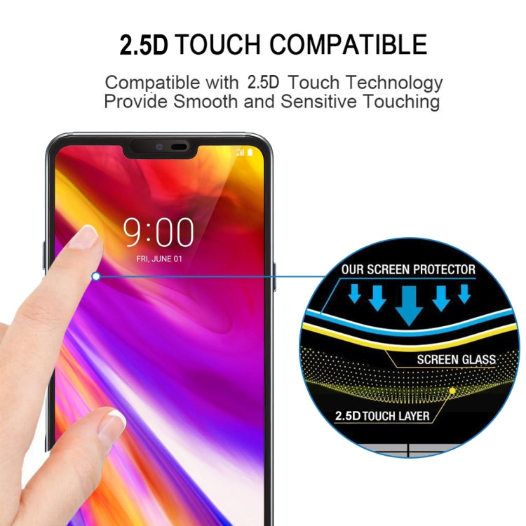 0.26mm 9H 2.5D Tempered Glass Film for LG G7 ThinQ – Tempered Glass, Screen Protector, Ultra-thin, For LG G7 ThinQ(Black)