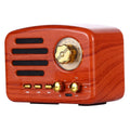 Angel MA-1500 Retro Bluetooth HiFi Radio Speaker with Colorful LED Light, Support USB & FM & 3.5mm Aux Default Title