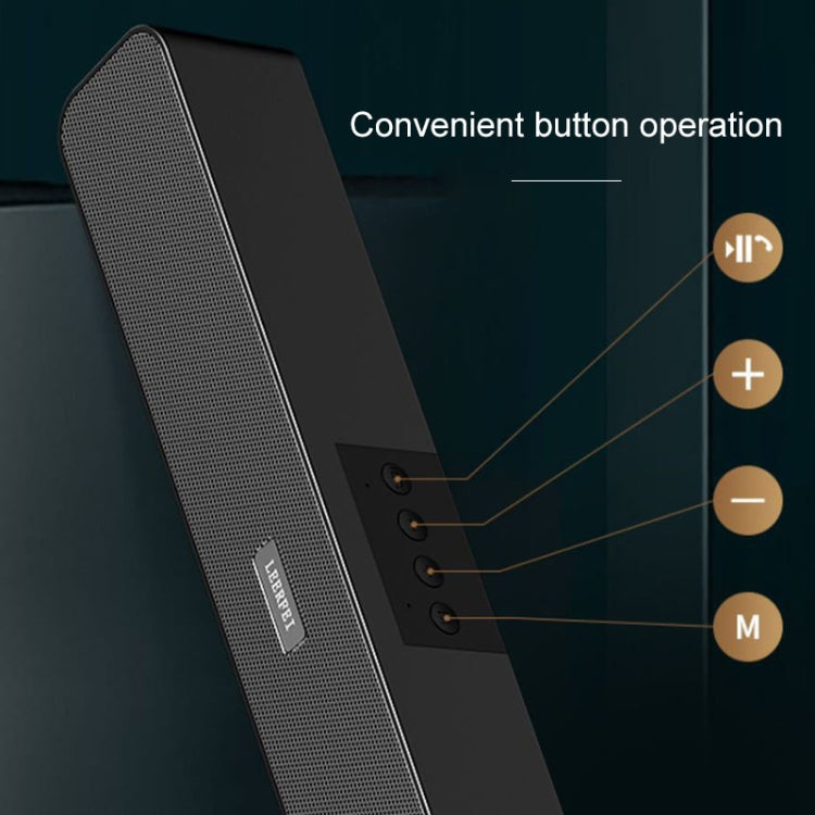 LEERFEI Speaker – E91 10W Long Bar Shape Dual-speaker Multimedia Radio Bluetooth Audio,...