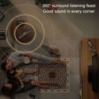 LEERFEI Speaker – E91 10W Long Bar Shape Dual-speaker Multimedia Radio Bluetooth Audio,...