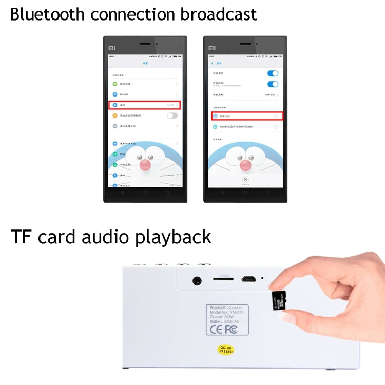 YM370 Bluetooth Speaker – Hands-Free