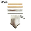 2 PCS 17 Tone Thumb Piano Keys Kalimba Pick Accessories Kit, 2 PCS 17 Tone 2 PCS 17 Tone