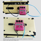JOYO CM-05 35cm Single Block Effector Cable Single Block Line, CM-05 35cm
