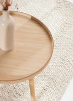 Majoli Natural White Herringbone Wool & Jute Rug