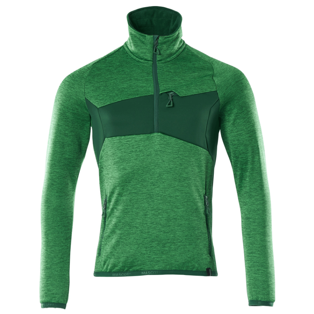 Mascot Accelerate 18003 1/2 Zip Fleece Sweatshirt Grass Green Green