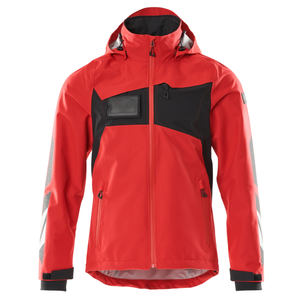 Mascot Accelerate 18301 Waterproof Softshell Jacket Traffic Red Black
