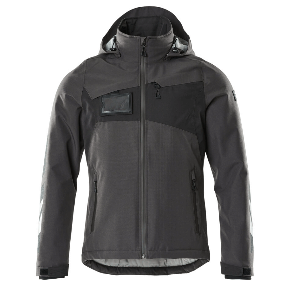 Mascot Accelerate 18335 Breathable Waterproof Jacket Various Colours Dark Anthracite Black