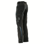 Mascot Adanced 17079 Water-Repellent Stretch Kneepad Work Trouser - Black 32" Waist, 30" Leg