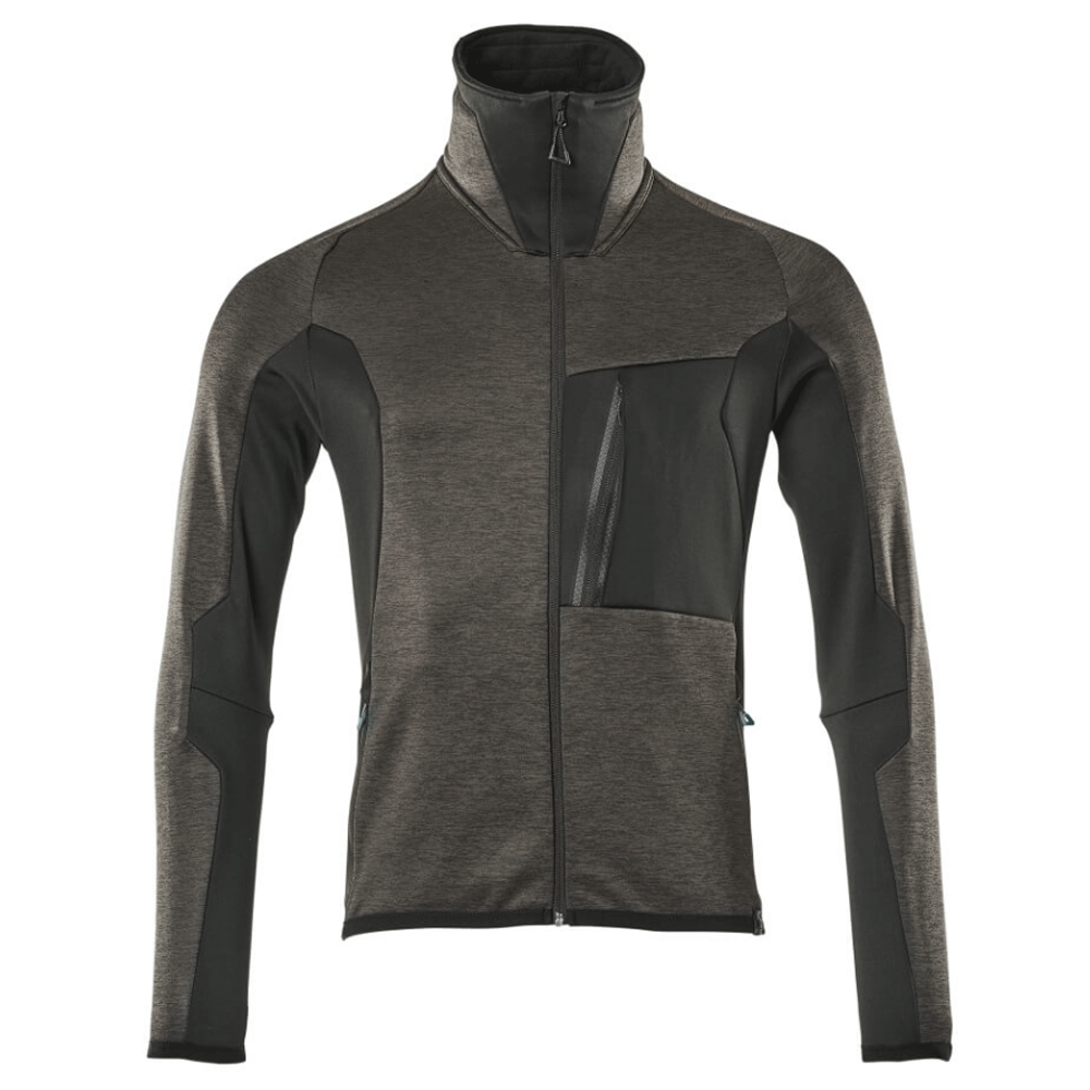 Mascot Advanced 17103 Full Zip Fleece Work Jumper Sweatshirt Various Colours Dark Anthracite Black
