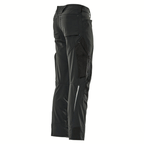 Mascot Advanced 17179 Ultimate Stretch Kneepad Work Trousers Black 31" Waist, 35" Leg