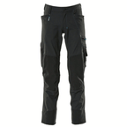 Mascot Advanced 17179 Ultimate Stretch Kneepad Work Trousers Black 31" Waist, 35" Leg