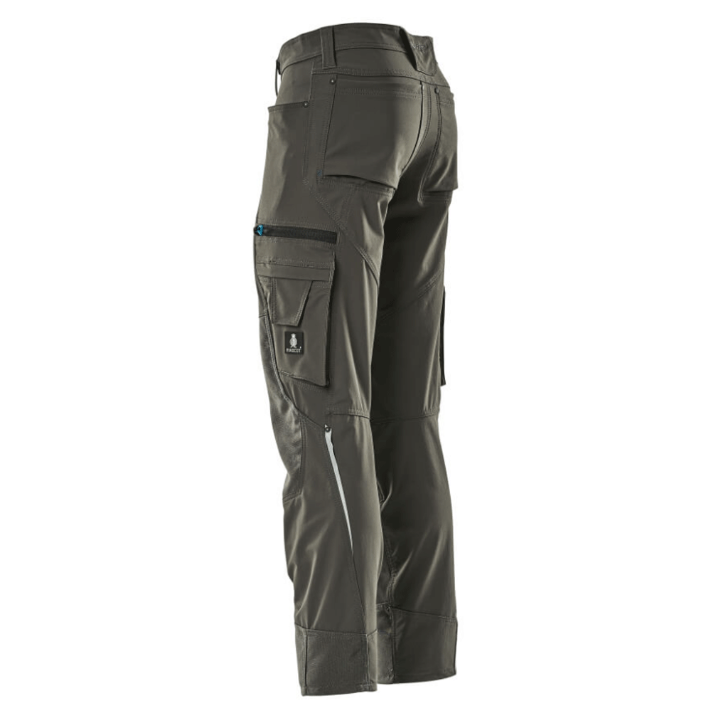Mascot Advanced 17179 Ultimate Stretch Kneepad Work Trousers Dark Anthracite, 44" Waist 35" Leg