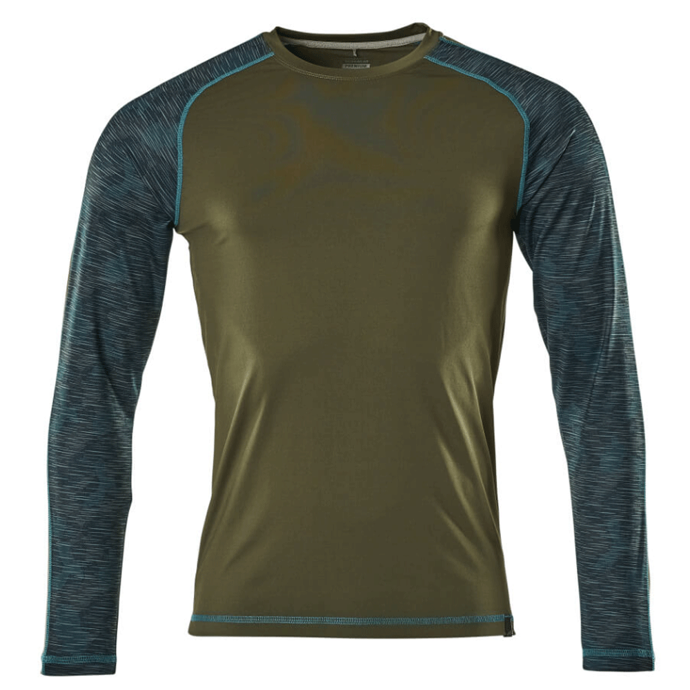 Mascot Advanced 17281 Moisture Wicking Long Sleeve Shirt Various Colours Moss Green