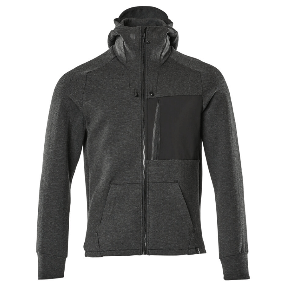 Mascot Advanced 17384 Full Zip Hooded Sweatshirt Jacket Various Colours Black