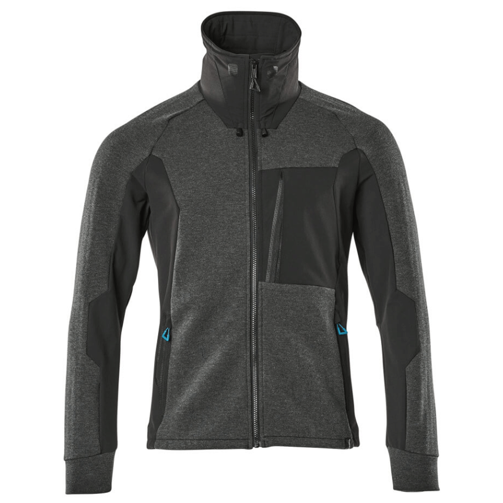 Mascot Advanced 17484 Full Zip Sweatshirt Various Colours Black