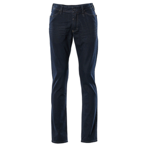 Washed Dark Blue Denim