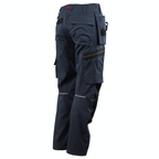 Mascot Lindos 07379 Kneepad Holster Pocket Work Trousers Navy Blue, 40" Waist, 35" Leg