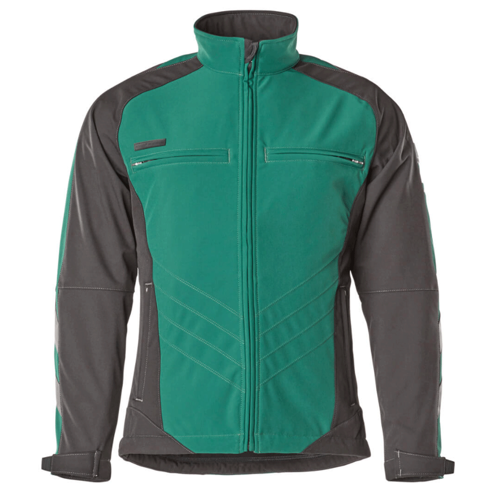 Mascot Unique 12002 Dresden Water-Repellent Fleece Lined Softshell Jacket Various Colours Green Black