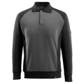 Mascot Unique 50610 Magdeburg Polo Sweatshirt Dark Anthracite Black