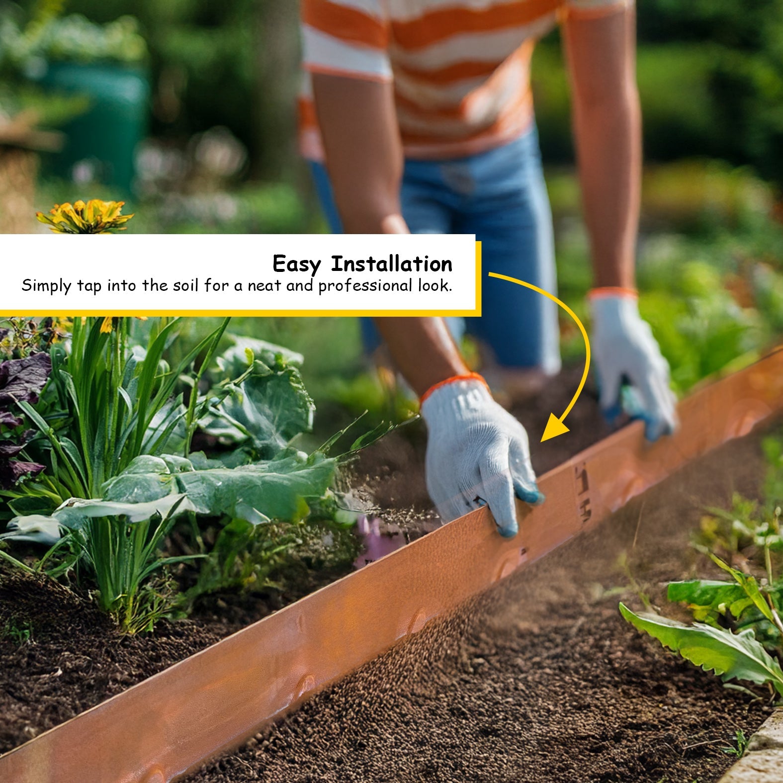 Metal Lawn Edging Garden Border