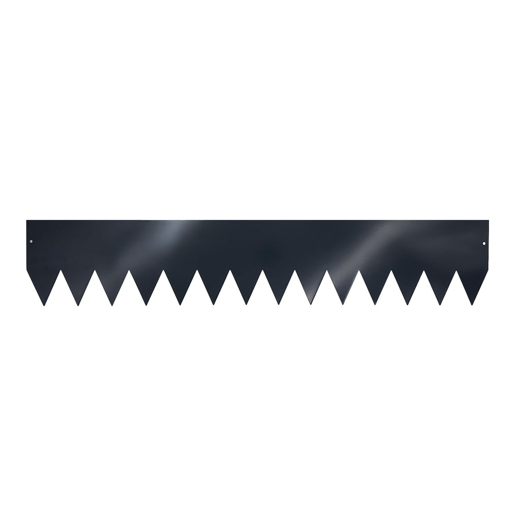 Metal Garden Border Edging – Saw-Tooth Spikes, Pack of 5