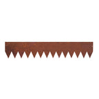 Metal Garden Border Edging – Saw-Tooth Spikes, Pack of 5
