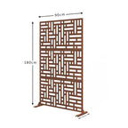 Metal Indoor/Outdoor Privacy Screen 90cm x 180cm - Maze