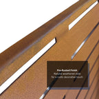 Metal Indoor/Outdoor Privacy Screen 90cm x 180cm - Slats