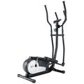 Elliptical Cross Trainer w/ Adjustable Resistance, LCD Monitor, Wheels