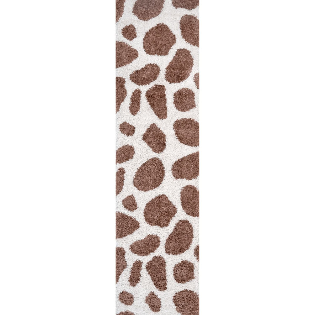 Moodi Shaggy Terra Froth Rug 80X300 cm